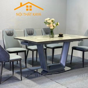 Bộ Bàn Mặt Đá Thông Minh – 6 Ghế Nhập Khẩu KY-GH02