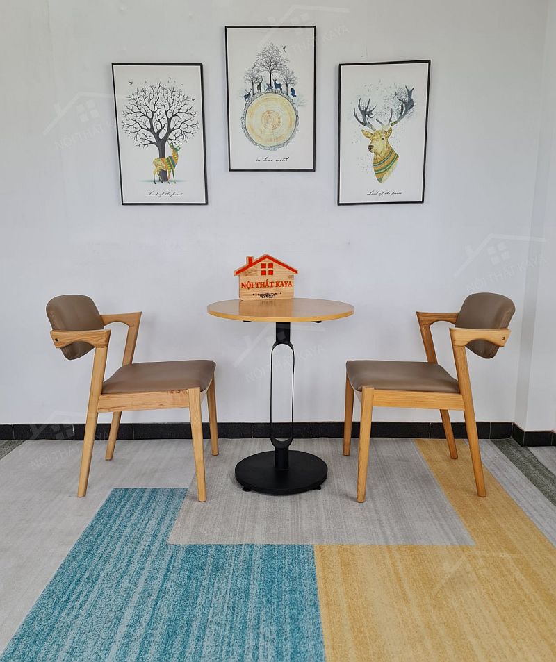 Kai 2 Ghế + Bàn Chân Sắt Ky-gh 101