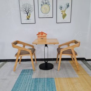 Kantana 2 Ghế + Bàn Chân Sắt Ky-gh 101 VuÔng