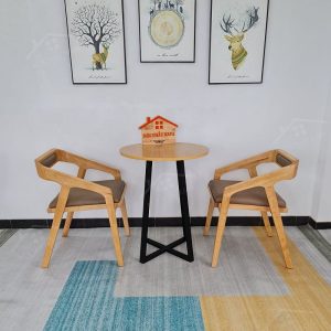 Kantana 2 Ghế + Bàn Chân Sắt Ky-gh 103