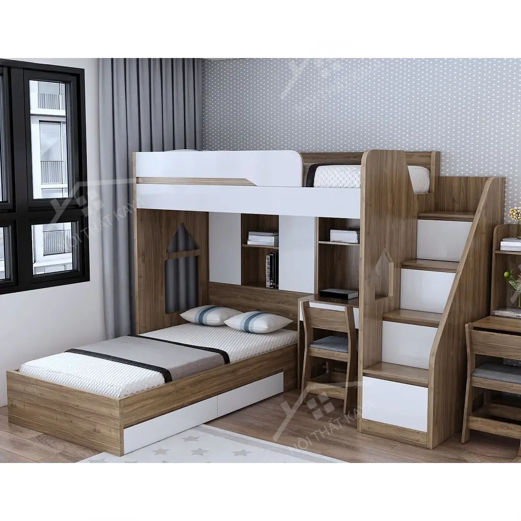 Giường Tầng Gỗ Công Nghiệp 039 (1)