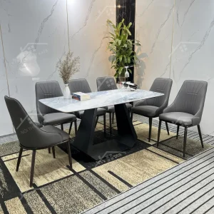 Bộ Bàn Ghế Nhập Khẩu Alice (6 Ghế) 6 Ghế + Chân A-x (3)