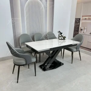 Bộ Bàn Ghế Nhập Khẩu Alix - 6 Ghế - K44 (1)