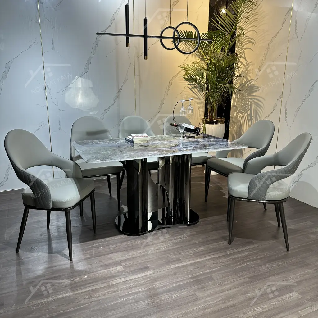 Bộ Bàn Ghế Nhập Khẩu Alix - 6 Ghế - K70 (2)