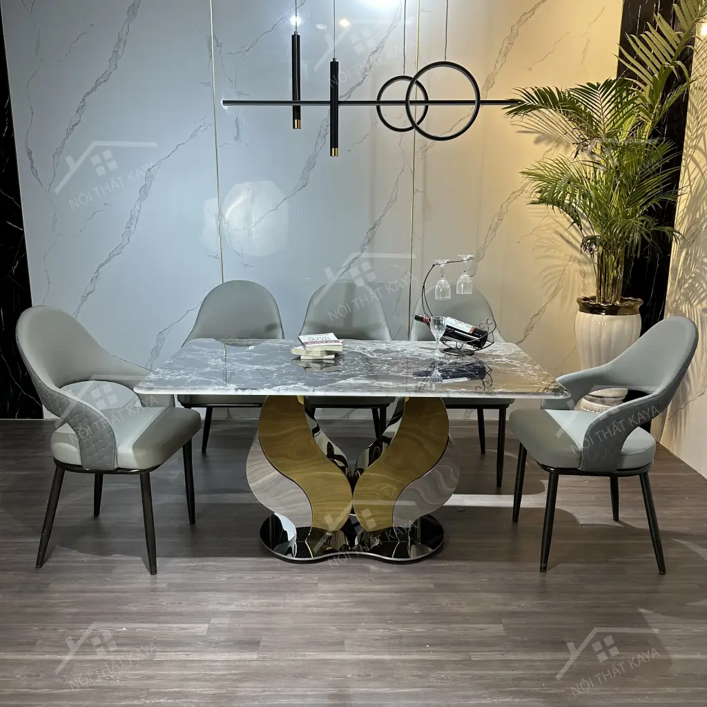 Bộ Bàn Ghế Nhập Khẩu Alix - 6 Ghế - K72 (2)