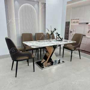 Bộ Bàn Ghế Nhập Khẩu Avey - 6 Ghế - K07 (2)