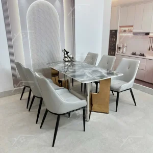 Bộ Bàn Ghế Nhập Khẩu Beyli - 6 Ghế - K80 (1)