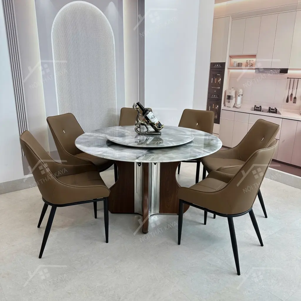 Bộ Bàn Ghế Nhập Khẩu Beyli - 6 Ghế - K84 (3)