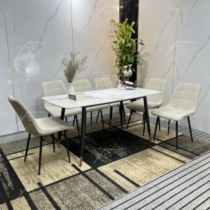 Bộ Bàn Ghế Nhập Khẩu Camila - 6 Ghế - Chân Neva (1)