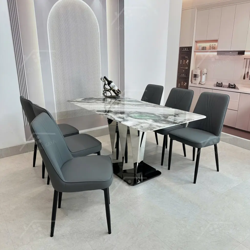 Bộ Bàn Ghế Nhập Khẩu Erica - 6 Ghế - K83 (2)