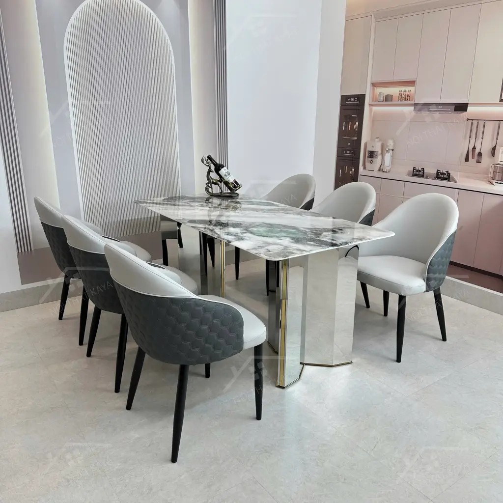 Bộ Bàn Ghế Nhập Khẩu Selila - 6 Ghế - K78