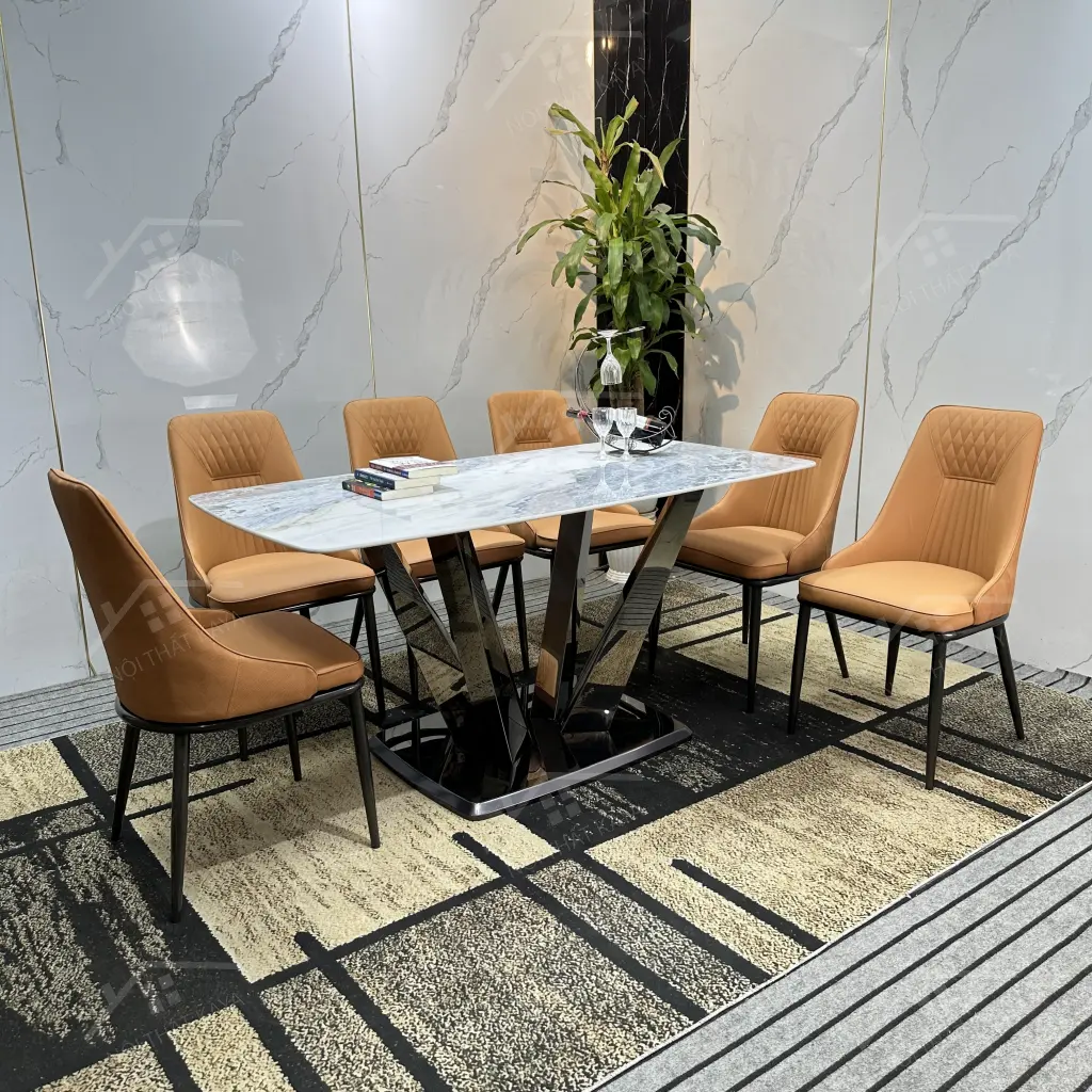 Bộ Bàn Ghế Nhập Khẩu Spay Tino - 6 Ghế - K52