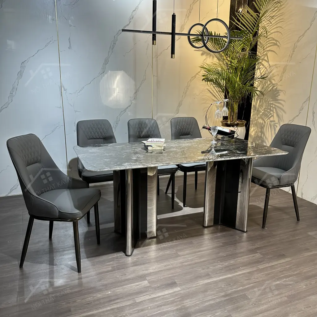 Bộ Bàn Ghế Nhập Khẩu Spay Tino - 6 Ghế - K73