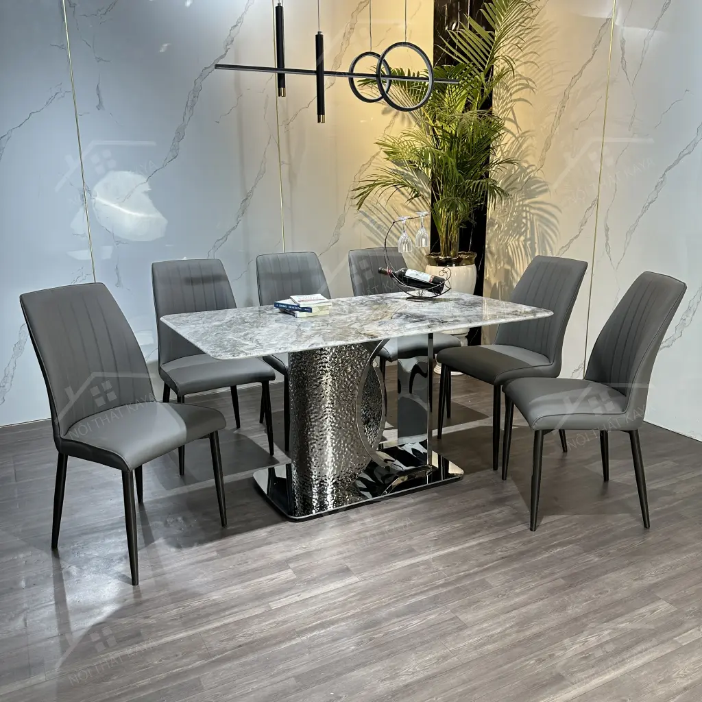 Bộ Bàn Ghế Nhập Khẩu Viking - 6 Ghế - K65