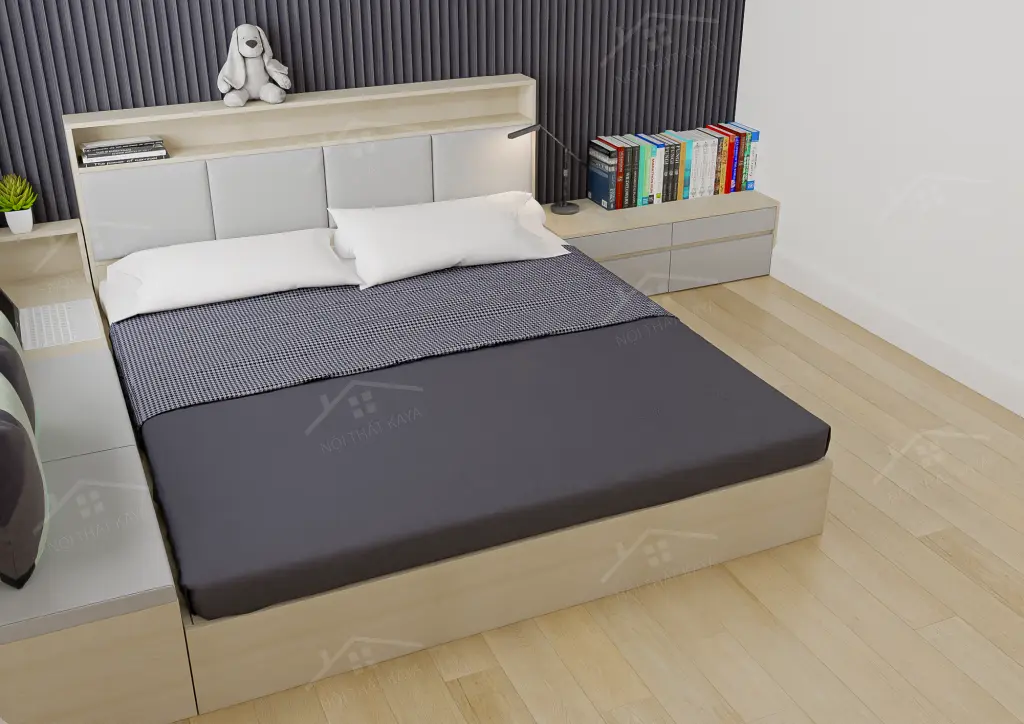 Giường Gỗ Công Nghiệp Ggcn059 (2)
