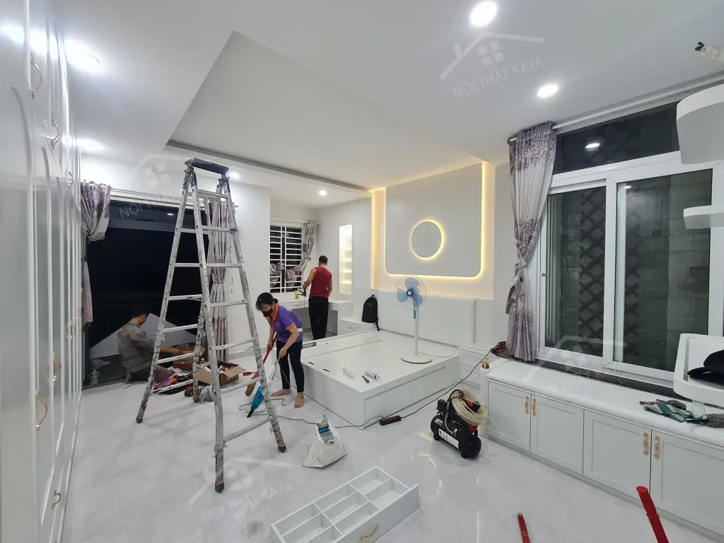 Thi Công Combo Phòng Ngủ Nhà Chị Trang – Nguyễn Tư Giản, Gò Vấp (4)