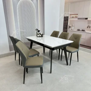 Bộ Bàn Ăn Mặt Đá Thông Minh Mở Rộng K57 – 6 Ghế Roman (4)