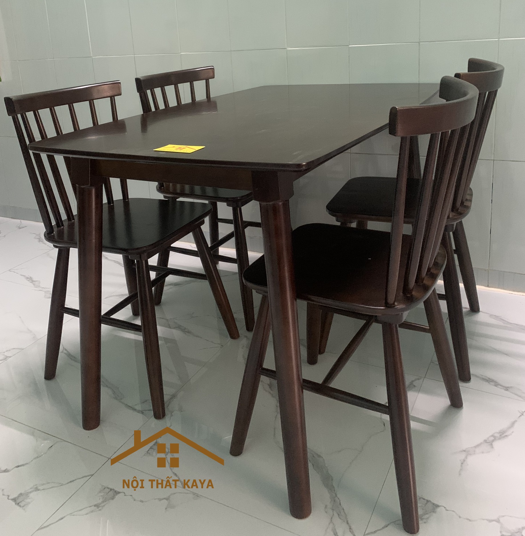 Set Bàn Ăn 4 Ghế Sunny (Trắng) BAK-480 - Ảnh 5