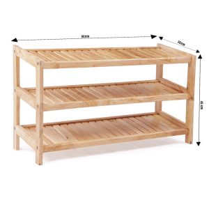 Kệ Giày Dép 3 Tầng Rộng 80 cm