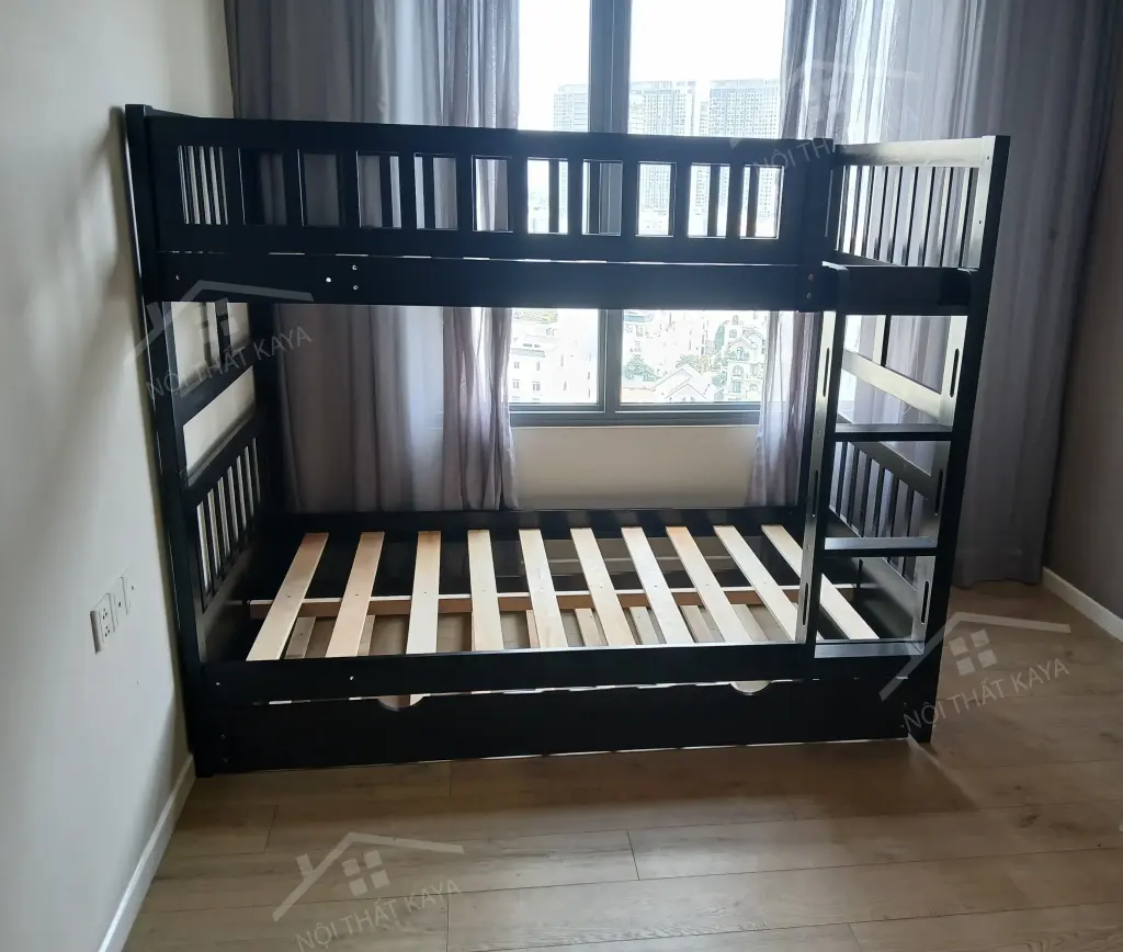 Giường 3 Tầng Xuất Khẩu Unit 1M4 (Nâu) - Ảnh 5
