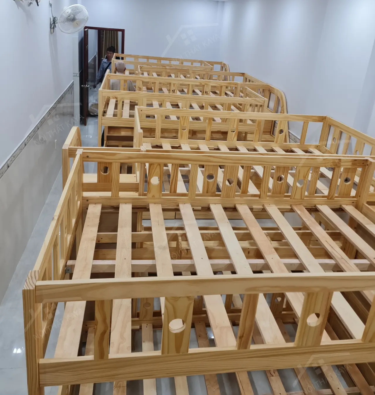Giường Tầng Cao Cấp Benny 1m2-1m2 - Ảnh 11