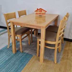 Set Bàn Ăn 4 Ghế Mostar (Tự Nhiên) BAK-1153