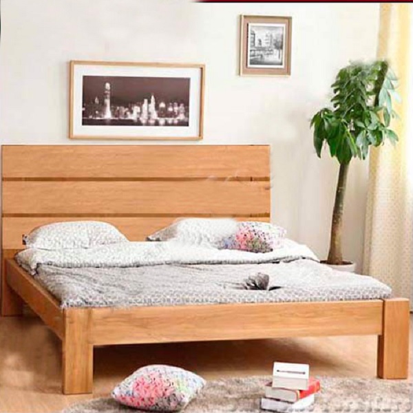 Panel 02 Giường Ngủ Gỗ Sồi Mỹ 1.6M - Ảnh 3