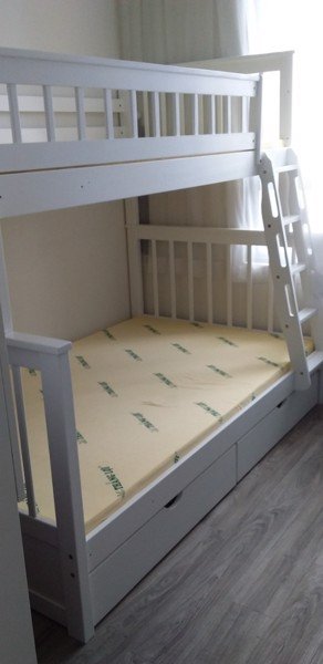 Giường 2 Tầng Xuất Khẩu BF118 (1m-1m2) - Nâu - Ảnh 3