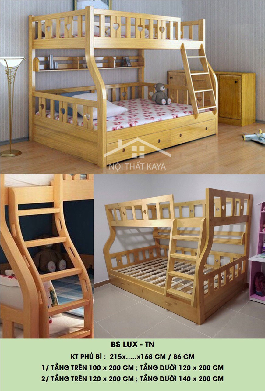 Giường Tầng Cao Cấp Luxury 1m-1m2 - Ảnh 9