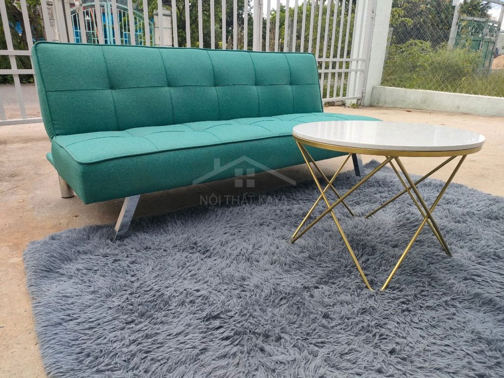 Sofa bed không tay kích thước 170×90 SFB04 màu lam